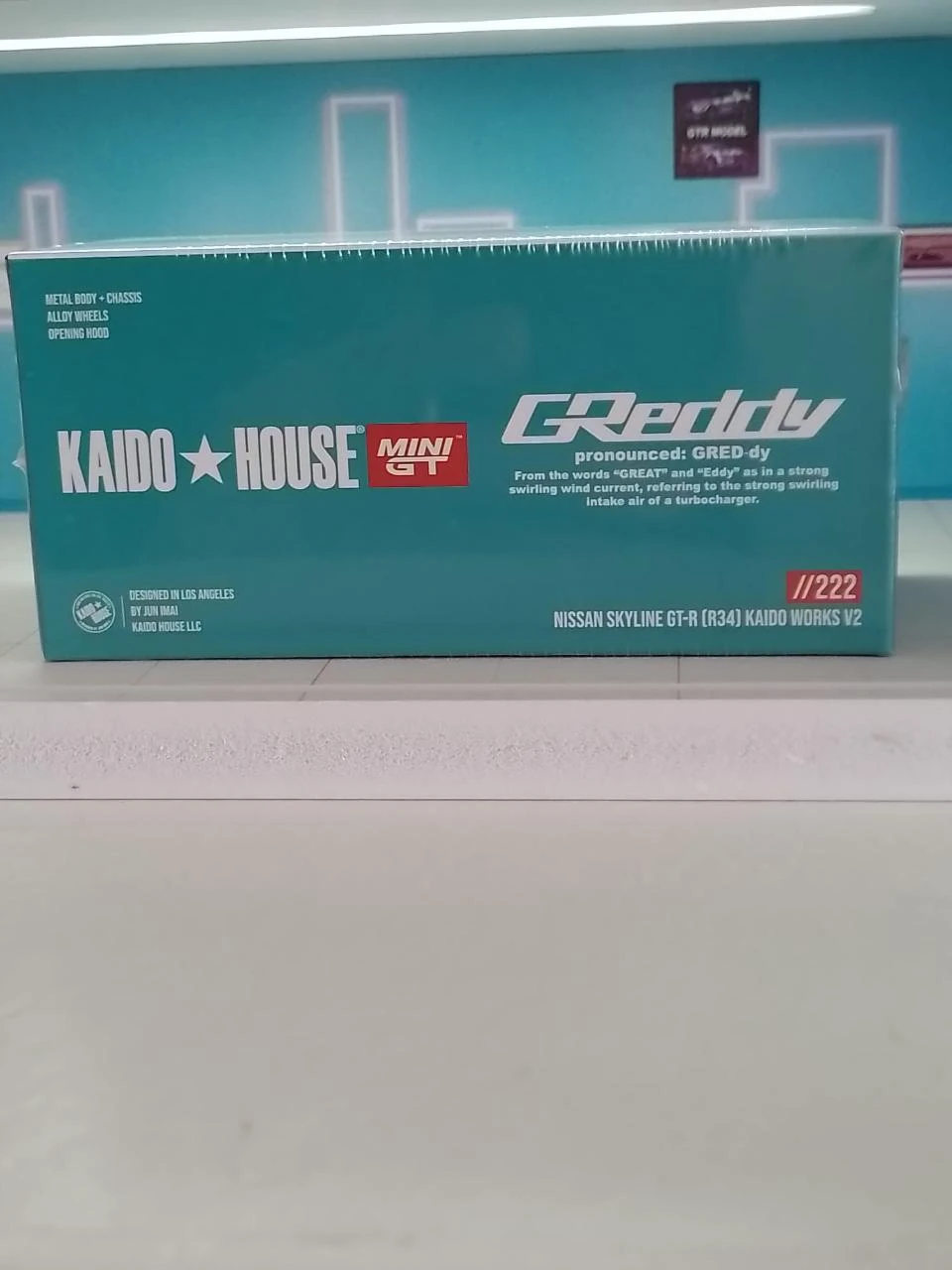 Kaido House 1/64 KH222 Nissan Skyline GT-R (R34) Kaido Works V2 - NEW/SEALED – photo 4